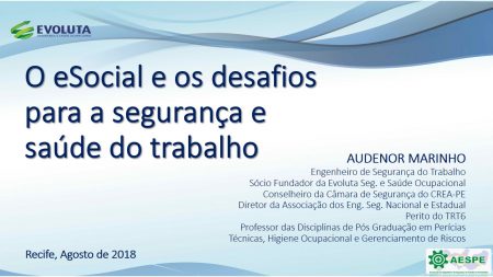 Seminário “O eSocial e os desafios para a Segurança e Saúde do Trabalho”